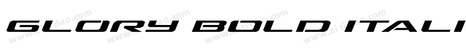 GlOrY BoLd iTaLiC字体转换